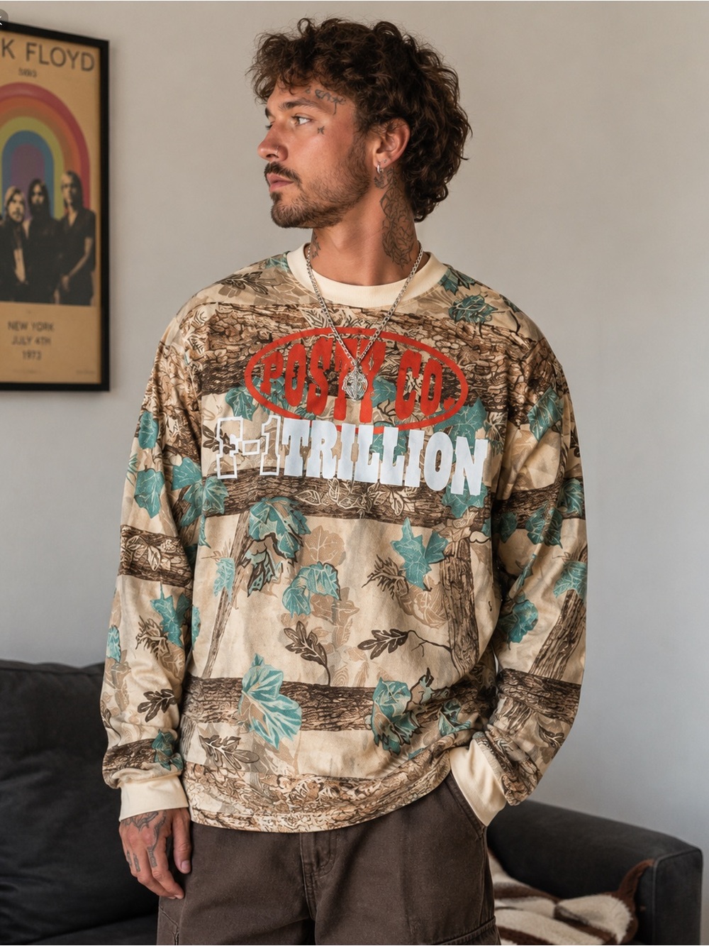Post Malone F-1 Trillion Tour Long Sleeve Shirt